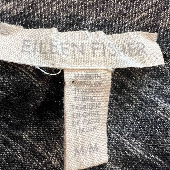 Eileen Fisher Bias Boat Neck Organic Cotton and Virgin Wool Dress Size M - Picture 7 of 8